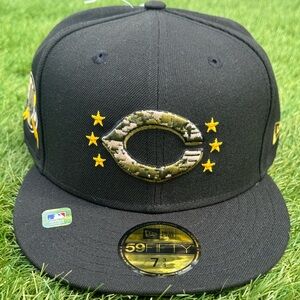 New Era 59FIFTY Cincinnati Reds Fitted Hat 7 3/4 NWT